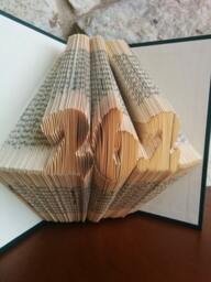 26.2 - Folded Book Art Fully Customizable, Marathon Runner, Racer, Triathelete - thumbnail 1