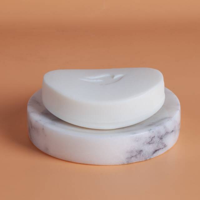 Natural Stone Marble Soap Dish - Bathroom Accessories - image 1
