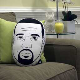 Kanye West Hip Hop Throw Pillow Illow Yeezy Decorative Large Rapper Cushion Dorm Couch Home Bedroom Decor Kim Kardashian - thumbnail 3