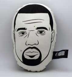 Kanye West Hip Hop Throw Pillow Illow Yeezy Decorative Large Rapper Cushion Dorm Couch Home Bedroom Decor Kim Kardashian - thumbnail 1