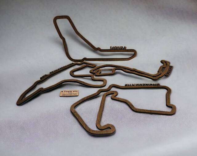 F1 2023 Race Track Wall Art, Circuits, Collection, Sets Available, Gift, Perfect Gift For Husband, Boyfriend, F1 Fan - image 1