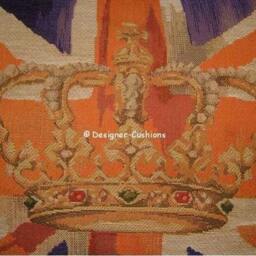 Union Jack Purple Design No 1 Tapestry Cushion Pillow Cover - thumbnail 2