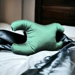 Handmade Butterfly Pillow - Silk Satin Anti-Wrinkle Beauty Sleep - thumbnail 2