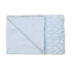 Owl Personalised Blue Blanket/Throw - thumbnail 2