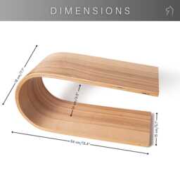Floating Wall Display Shelf, Modern Bedroom Shelves, Small Wooden Shelving, Geometric Hanging Ledge, Invisible Bracket Unit - thumbnail 3