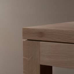 Konk ??? Worker's Bench [Wooden Legs] Bespoke Sizes Available Oak Modern Seat, Minimalist Dining, Hallway Seating, Side Table - thumbnail 3