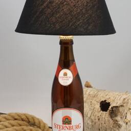 "sternburg Bottle Lamp - Handmade Upcycled ""Men's Gift" - thumbnail 2