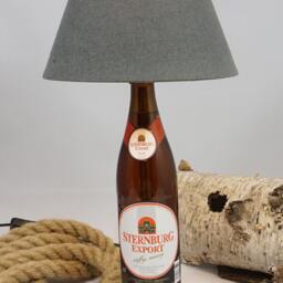 "sternburg Bottle Lamp - Handmade Upcycled ""Men's Gift" - thumbnail 3