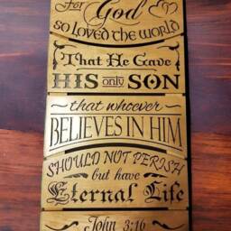 John 316 For God So Loved The World Bible Verse Wall Art Scripture He Gave His Only Son - thumbnail 3
