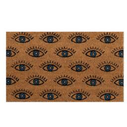 Evil Eye Doormat - House Warming Gift, New Home Eye Coir Door Mat By Lpdoormats - thumbnail 1