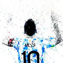 Lionel Messi Celebration Canvas Art Print Argentina Soccer Gift - thumbnail 2