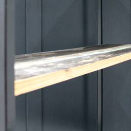 Industrial Style Mild Steel Display Stand Bookcase Shelving Unit - thumbnail 4