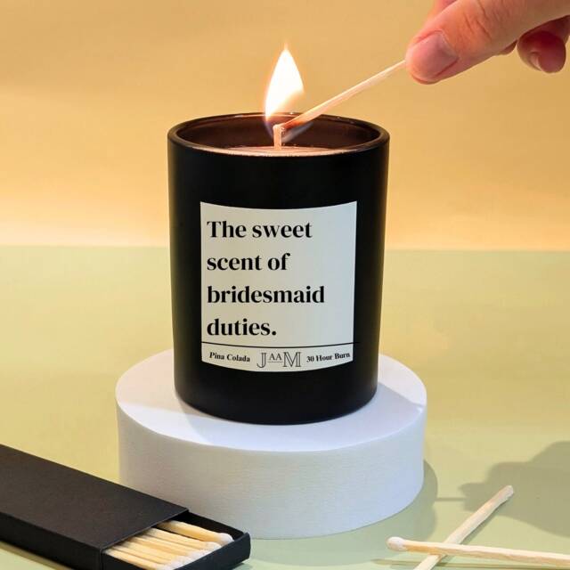 Bridesmaid Gift. Duty. Proposal. Candle For Her. Her - image 1