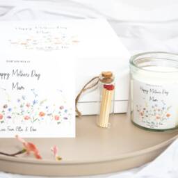 Personalised Mum's Birthday Candle Gift Set - thumbnail 4