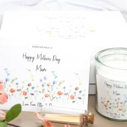 Personalised Mum's Birthday Candle Gift Set - thumbnail 3