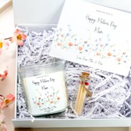Personalised Mum's Birthday Candle Gift Set - thumbnail 2