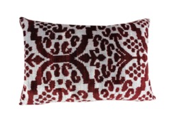 Velvet Ikat Pillow - thumbnail 1