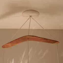 Claylight Boomerang Three - Modern Chandelier Three Light Pendant Sculptural Ceramic Lighting - thumbnail 4