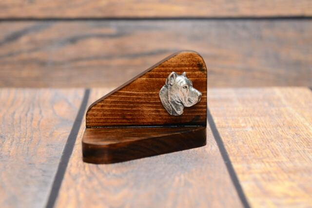 Canary Catch Dog, Canarian Molosser - Wooden Candlestick With Dog, Souvenir, Decoration, Limited Edition, Collection - image 1