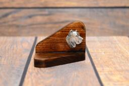 Canary Catch Dog, Canarian Molosser - Wooden Candlestick With Dog, Souvenir, Decoration, Limited Edition, Collection - thumbnail 1