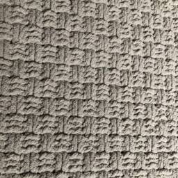 Grey Basketweave Baby Blanket - thumbnail 4
