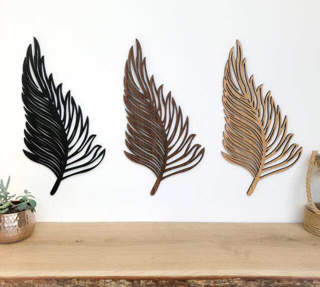 Fern Leaf - Wooden Wall Art Home Kitchen - image 1