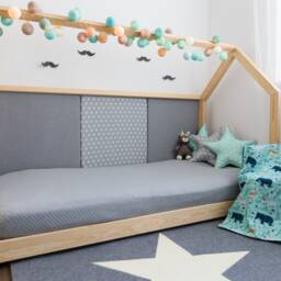 Children's Bed/House 90 X 160 cm 3 Panels - Large - thumbnail 4