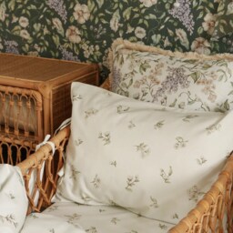 Apple Blossoms On White - Fitted Sheet - thumbnail 3