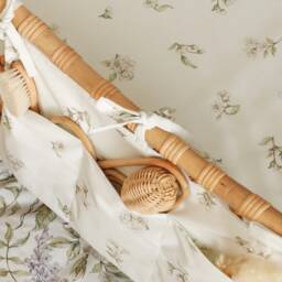 Apple Blossoms On White - Fitted Sheet - thumbnail 2