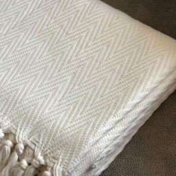 Cotton Blanket, Turkish Luxury Softened Throws & Bedspread, For Mom, Home Decor, Wedding Gift - thumbnail 3