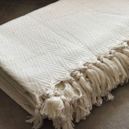 Cotton Blanket, Turkish Luxury Softened Throws & Bedspread, For Mom, Home Decor, Wedding Gift - thumbnail 4