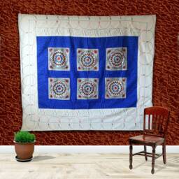 Boho Tapestry Wall Hanging, Table Runner Couch Cover Floral Bohemian Wall Decor Hippie Home Indian Throw Exotic Dorm - thumbnail 4