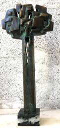 The Tree, 37/18/6cm, Single Piece ??riginal Bronze Sculpture, Stoycho Nikiforov - thumbnail 3