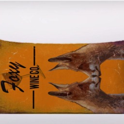 Foxy Wine Company Bar Pub - Cushion Cover Case Or Stuffed With Insert - thumbnail 2