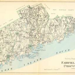 Antique Fairfield County Connecticut Map Print Photo Paper, Matte, Or Canvas - thumbnail 3