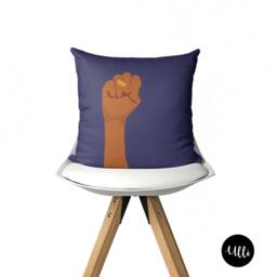 Afro Comb Pillow Cover. Pillow, Olive Green Black Power, Art, Lives Matter, Natural Hair, African American Art - thumbnail 3