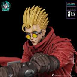 The Smiling Catastrophe - Gunslinger Sci-Fi Western Outlaw Anime Vash Stampede Resin Figure 16K - thumbnail 3