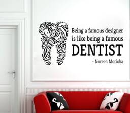 Dental Clinic Wall Decal Tooth Decor Sticker 2986 - thumbnail 1