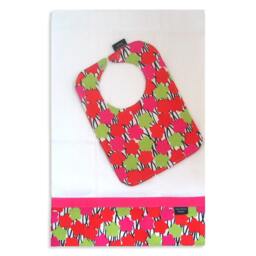 Modern Grace Receiving Blanket Set With Matching Bib & Burp Cloth - thumbnail 2