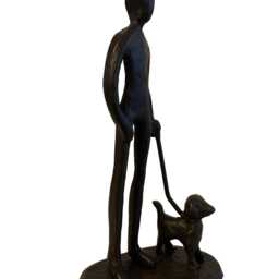 Dog Lover Metal Sculpture My Best Friend Unconditional Love Ornament Figurine - thumbnail 3