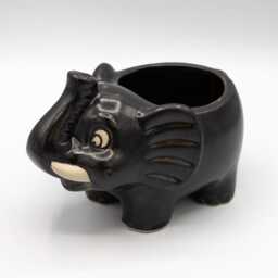 Large Ceramic Elephant Planter Disney's Animal Kingdom Inspired - thumbnail 4