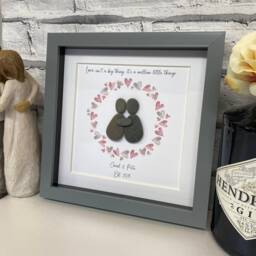 Couple Gifts, Pebble Art, Personalised Gifts, Couple Art, Gift For Boyfriend, Scrabble Gift, Best Valentines Gifts, Wife Gift, Gift Him - thumbnail 3
