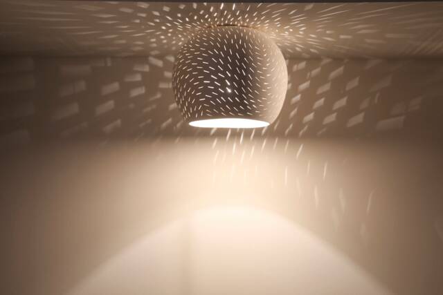 Coral Ceramic Flush-Mount Ceiling Light - 10 - image 1