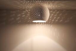 10 in Flush Mount Ceiling Light - Claylight Coral Surface Minimalist Fixture Ceramic Overhead Lamp