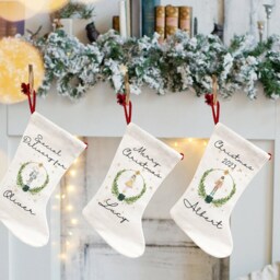 Christmas Stocking, Personalised Nutcracker, Sugar Plum Fairy, Eve Box, First Gift, Sack - thumbnail 3