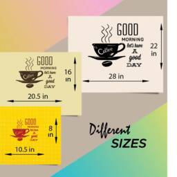 In-Style Decals Wall Vinyl Decal Home Decor Art Sticker Good Morning Coffee Cup Kitchen Caf?? Shop Room Removable Design 200 - thumbnail 2