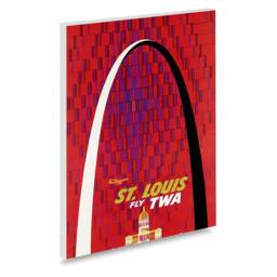 Reprint Of A Vintage Twa Airline Travel Poster To St. Louis - thumbnail 2