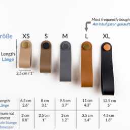 Curtain Rod Holder, Leather Wall Strap, Quilt Hanger, Handmade Macrame Display in 27 Colors - thumbnail 3