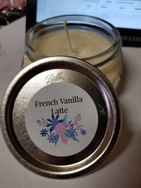 French Vanilla Latte 8Oz Soy Candle