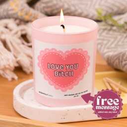 Friend Personalised For Bride To Be Gift Wife Bridal Custom Candle With Message Fiance Celebration Big Day - thumbnail 1